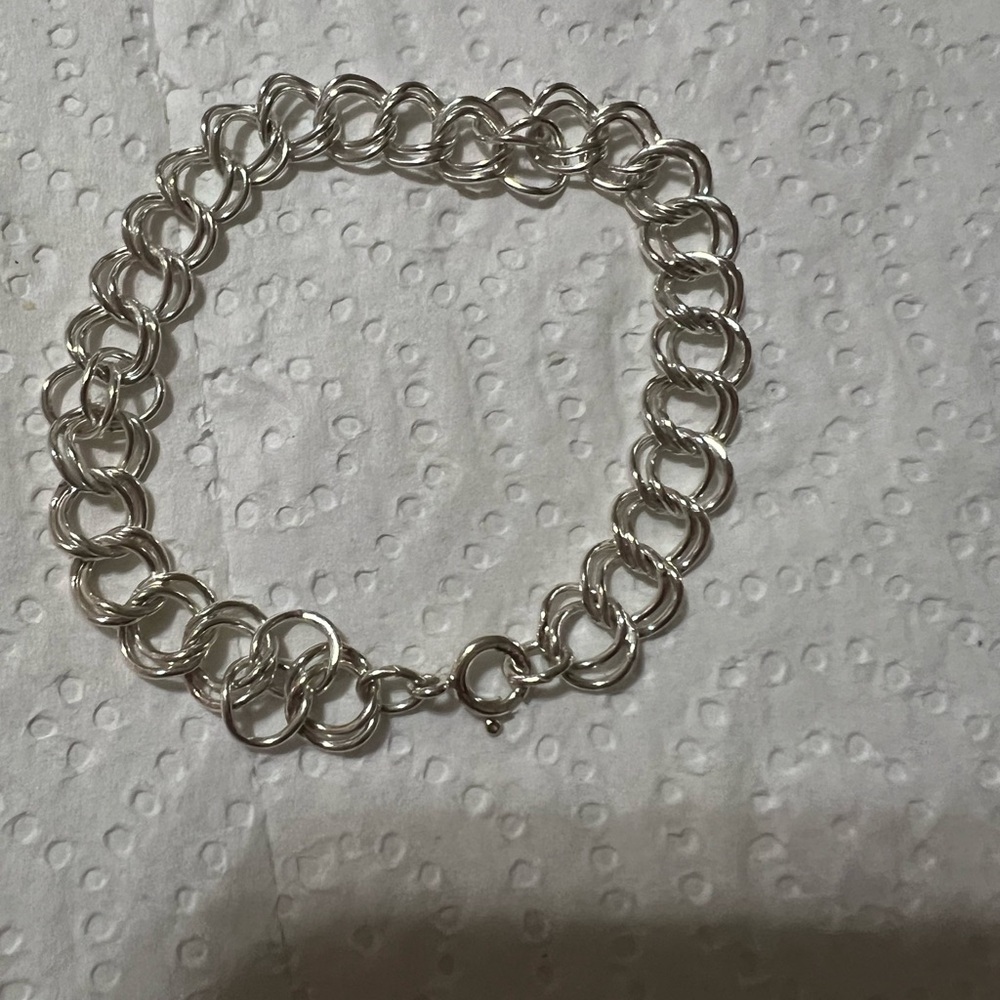 Elegant Stirling  Silver 926 Chain Bracelet